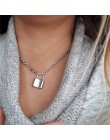 Donarsei czeski seksowny zamek Choker dla kobiet złe oczy podwójne koła klucz gwiazda moneta róża kwiat serce obojczyk łańcuch P