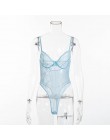 Kryptograficzna gorąca sprzedaż sheer koronkowe body kobiety backless przezroczysta siateczka łuk seksowny kombinezon 2019 catsu