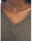 Donarsei czeski seksowny zamek Choker dla kobiet złe oczy podwójne koła klucz gwiazda moneta róża kwiat serce obojczyk łańcuch P