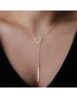 Donarsei czeski seksowny zamek Choker dla kobiet złe oczy podwójne koła klucz gwiazda moneta róża kwiat serce obojczyk łańcuch P