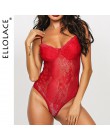 Ellolace 2019 różowy Neon koronki siatkowe body kobiety Sexy przejrzyste lato Backless kombinezony Bodycon kobiet nowy szczupły 