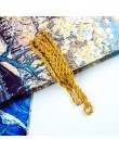 3MM Titanium stalowa srebrna złota męska naszyjnik Twist Chain długie naszyjniki prezenty dla kobiet Collier biżuteria akcesoria