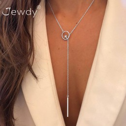 Nowe srebrne kolor kryształu krzyż naszyjnik kobiety długi łańcuszek frędzel komunikat Choker 2020 Collares naszyjnik biżuteria 