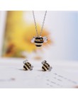 925 Sterling Silver kolor biżuteria hurtowych koreański mody słodkie Bee wykwintne kreatywny kobiet wisiorek podkreślający osobo