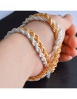 3MM Titanium stalowa srebrna złota męska naszyjnik Twist Chain długie naszyjniki prezenty dla kobiet Collier biżuteria akcesoria