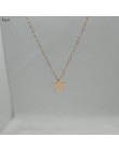 Moda gwiazda Choker naszyjnik kobiety biżuteria Chocker złota gwiazda naszyjnik na łańcuszek na szyję Bijoux Collares Mujer Coll