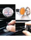 30mm drzewo życia ze stali nierdzewnej odświeżacz powietrza do samochodu perfumy dyfuzor olejków eterycznych Locket losowo wysła