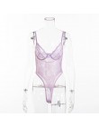 Kryptograficzna gorąca sprzedaż sheer koronkowe body kobiety backless przezroczysta siateczka łuk seksowny kombinezon 2019 catsu