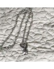 3.3*2.1cm zagraj w głowa królika charm naszyjniki kobiety biżuteria śmieszne zwierzęta naszyjnik człowiek biżuteria drop ship ok