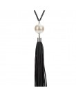 ZN 2018 NEW Arrival Tassel wisiorek łańcuch sweter długie koraliki naszyjnik dla kobiet dziewczyn modna biżuteria na prezent