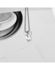 3.3*2.1cm zagraj w głowa królika charm naszyjniki kobiety biżuteria śmieszne zwierzęta naszyjnik człowiek biżuteria drop ship ok