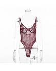 Kryptograficzna gorąca sprzedaż sheer koronkowe body kobiety backless przezroczysta siateczka łuk seksowny kombinezon 2019 catsu