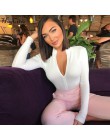 Hugcitar prążkowana dzianina z długim rękawem zipper na szyję bodycon sexy body 2019 jesienno-zimowa damska moda klubowe body