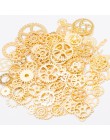 100 g/partia DIY tworzenia biżuterii Vintage Metal mieszane Gears zawieszenie Steampunk Gear zawieszki charms akcesoria do brans
