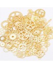 100 g/partia DIY tworzenia biżuterii Vintage Metal mieszane Gears zawieszenie Steampunk Gear zawieszki charms akcesoria do brans