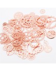 100 g/partia DIY tworzenia biżuterii Vintage Metal mieszane Gears zawieszenie Steampunk Gear zawieszki charms akcesoria do brans