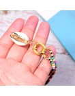 Moon Girl duży muszla długi wisiorek naszyjnik moda artystyczna Chic dziewczyna oświadczenie boho imprezowe Collier Femme Dropsh