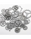 100 g/partia DIY tworzenia biżuterii Vintage Metal mieszane Gears zawieszenie Steampunk Gear zawieszki charms akcesoria do brans