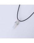 Gorąca sześciokątna kolumna naturalny kryształ tygrysie oko turquoises pendentif ametysty kamień wisiorek naszyjnik łańcuszkowy 