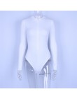 Hugcitar prążkowana dzianina z długim rękawem zipper na szyję bodycon sexy body 2019 jesienno-zimowa damska moda klubowe body