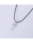 Gorąca sześciokątna kolumna naturalny kryształ tygrysie oko turquoises pendentif ametysty kamień wisiorek naszyjnik łańcuszkowy 