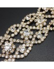 UKEN Rhinestone choker Crystal Maxi oświadczenie naszyjnik luksusowy kołnierz chocker masywne naszyjniki Boho gotycka biżuteria