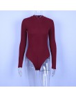 Hugcitar prążkowana dzianina z długim rękawem zipper na szyję bodycon sexy body 2019 jesienno-zimowa damska moda klubowe body