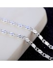 Unisex złoty kolor srebrny łańcuch collares naszyjnik dla kobiet mężczyzn płaski wąż Link Chain karabińczyk biżuteria Drop Shipp