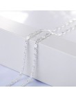 Unisex złoty kolor srebrny łańcuch collares naszyjnik dla kobiet mężczyzn płaski wąż Link Chain karabińczyk biżuteria Drop Shipp