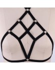 PINKSEE seksowny biustonosz z paskami typu cage biżuteria do ciała łańcuszek dla kobiet Boho Bikini stanik z uprzężą drążą oświa
