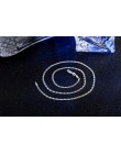 Unisex złoty kolor srebrny łańcuch collares naszyjnik dla kobiet mężczyzn płaski wąż Link Chain karabińczyk biżuteria Drop Shipp