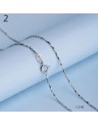 Trustdavis oryginalna 925 Sterling Silver Water-wave wąż Box łańcuch dla kobiety 40 cm/45 cm 0.7/0.8mm naszyjnik łańcuch DC06