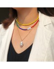 Yumfeel marka ręcznie robiona biżuteria naszyjnik z koralików kobiety artystyczne modne biżuteria z koralików Choker naszyjniki
