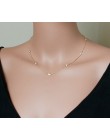 Nowy autentyczny 925 sterling silver cz koralik śliczne kobiety choker 40 + 5cm przedłużyć srebrny naszyjnik łańcuch