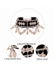 KMVEXO 2019 moda kryształ kryształ górski Choker naszyjnik aksamitne oświadczenie naszyjnik dla kobiet Collares Chocker biżuteri