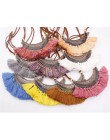 2019 nowy modny Retro etniczne artystyczne wisiorki z frędzlami naszyjniki dla kobiet aksamitny łańcuszek Choker naszyjnik boho 