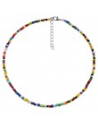 Yumfeel marka ręcznie robiona biżuteria naszyjnik z koralików kobiety artystyczne modne biżuteria z koralików Choker naszyjniki