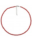 Yumfeel marka ręcznie robiona biżuteria naszyjnik z koralików kobiety artystyczne modne biżuteria z koralików Choker naszyjniki