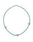 Yumfeel marka ręcznie robiona biżuteria naszyjnik z koralików kobiety artystyczne modne biżuteria z koralików Choker naszyjniki