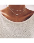 Moda gwiazda pręt okrągły serce Choker naszyjnik dla kobiet naszyjnik wisiorek na szyję naszyjnik Choker biżuteria panna młoda p
