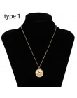 SHIXIN Boho proste Charms Choker naszyjnik kobiety maryja panna róża kwiat anioł Rune wisiorek w kształcie monety moda komunikat