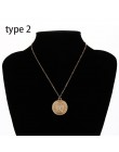 SHIXIN Boho proste Charms Choker naszyjnik kobiety maryja panna róża kwiat anioł Rune wisiorek w kształcie monety moda komunikat