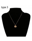 SHIXIN Boho proste Charms Choker naszyjnik kobiety maryja panna róża kwiat anioł Rune wisiorek w kształcie monety moda komunikat