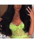 Ellolace Neon koronkowe Body Body dla kobiet Mesh przezroczysty kombinezon Bodycon Backless Sexy kombinezony Body kobieta 10 kol