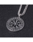 SG Norse Vikings naszyjniki wisiorki Odin's Runes przeznaczenie wilk nadprzyrodzony księżyc Pentagram dla mężczyzn damska biżute
