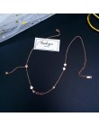 Gwiazda ze stali nierdzewnej naszyjnik kobiety moda biżuteria proste Choker Collares Temperament wisiorki prezent urodzinowy