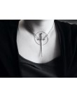 Antyczne srebro miecz i naszyjnik z dużym choker wisiorek biżuteria długi Gothic klasyczny Tarot okultystyczny ciemny prezent mę