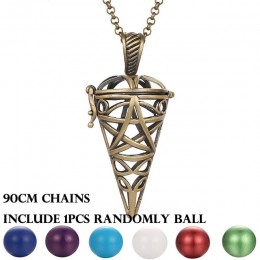 2019 wielostylowy Hollow LOVE Angel Wings stary naszyjnik Music Ball ciąża Bell naszyjnik zapachowy olejek eteryczny wisiorek me