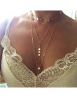 KISSWIFE gorąca sprzedaż złoto srebro kolorowe cekiny długi Tassel gwiazda Choker akcesoria naszyjnikowe dla kobiet biżuteria dw