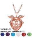 2019 wielostylowy Hollow LOVE Angel Wings stary naszyjnik Music Ball ciąża Bell naszyjnik zapachowy olejek eteryczny wisiorek me